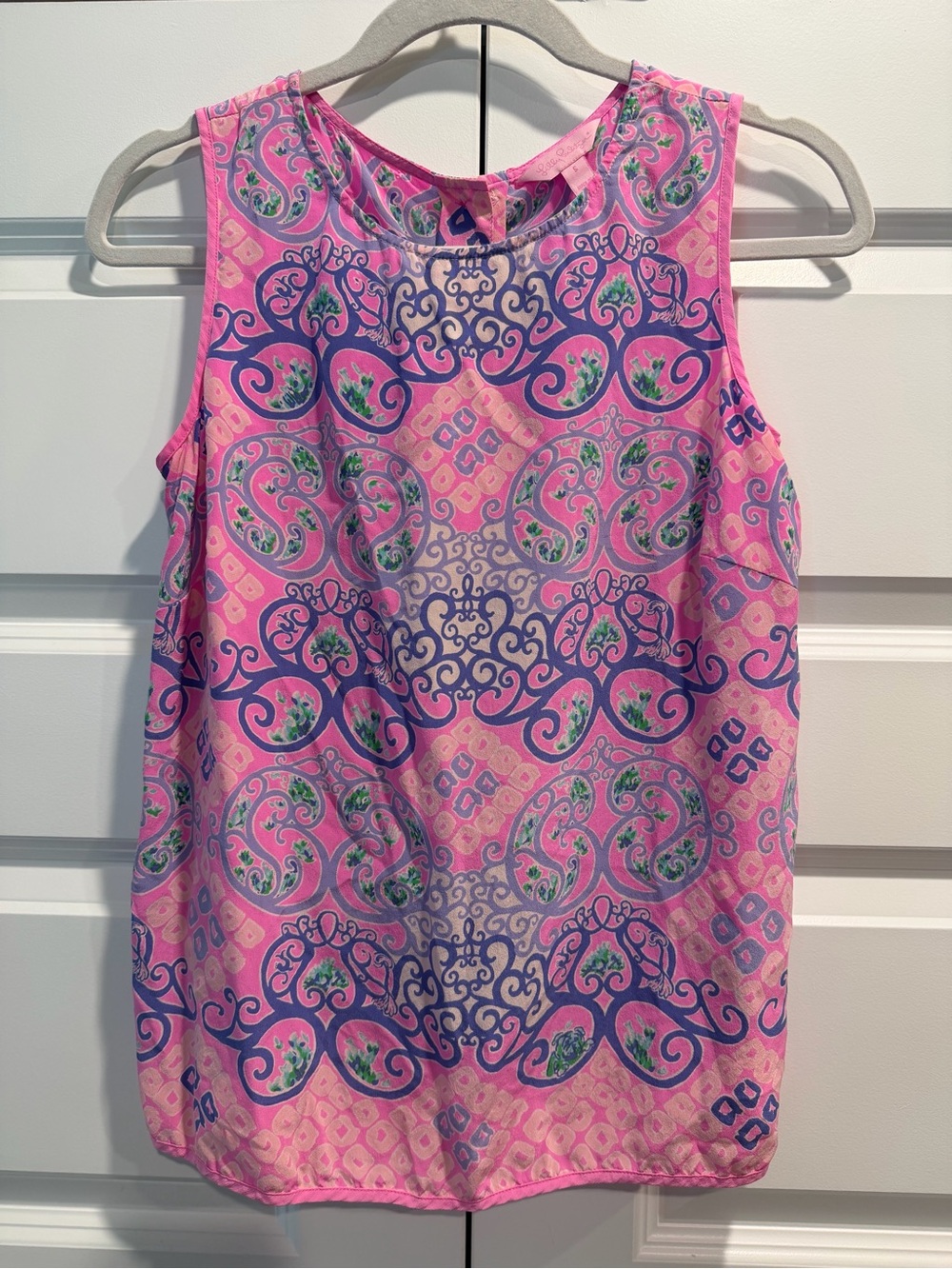 Lilly Pulitzer Sleeveless Pink Printed Women's Tank Top